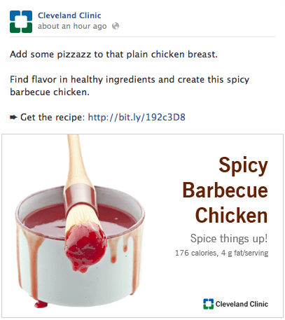 cleveland clinic spicy barbecue chicken recipe